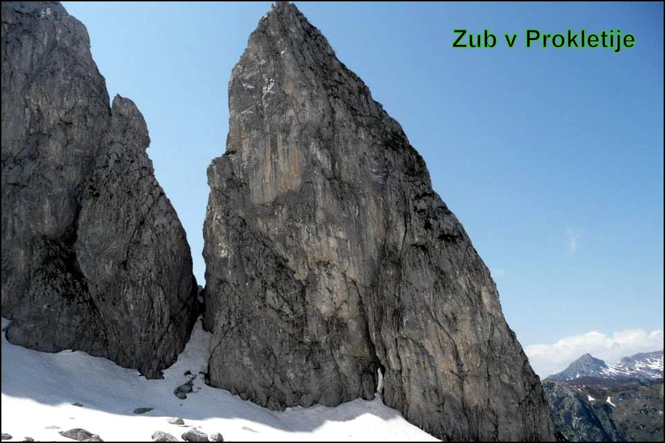 Skály v Prokletije